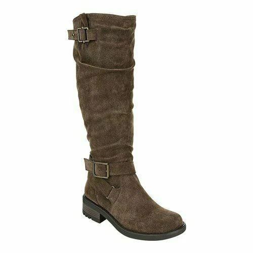 Carlos by Carlos Santana Women's Sabina Knee High Boot Brown Size Pyn8