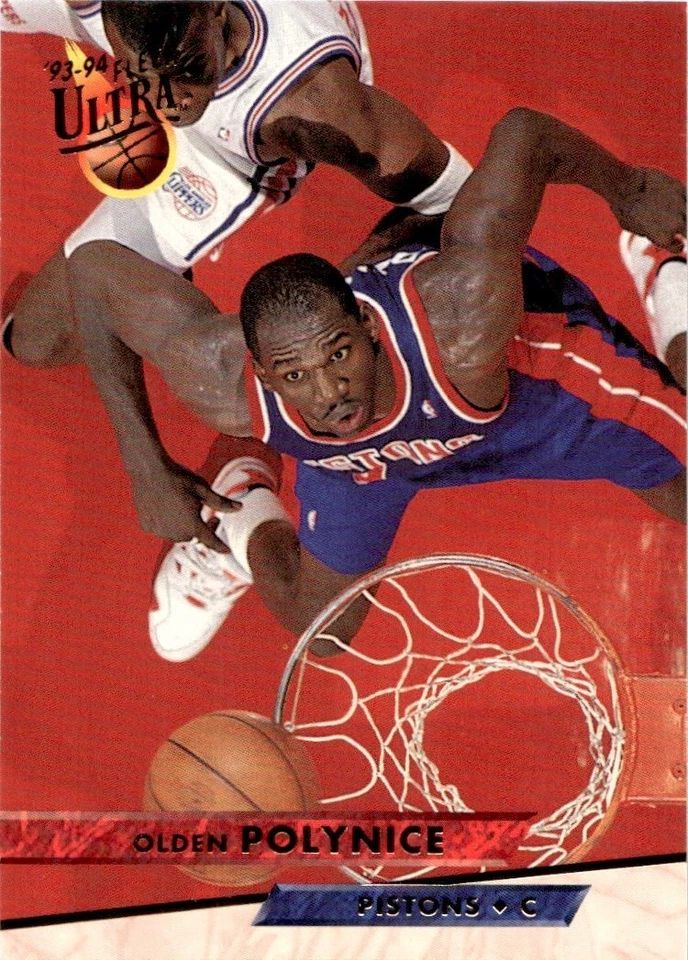 1993-94 Ultra Olden Polynice Detroit Pistons #59 - Image 1 of 2