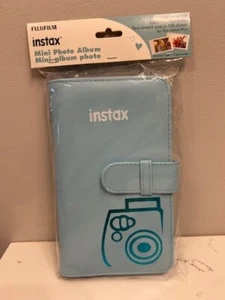 Mini portefeuille Fujifilm Instax album photo bleu clair neuf scellé - Photo 1 sur 5