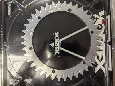 YAMAHA 1989-2006 BANSHEE 350 VORTEX 520 REAR ALUMINUM SPROCKET 38-46 SILVER - Image 1 of 4