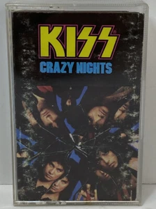 Kiss - Crazy Nights Cassette Tape 1987 PolyGram Records - 1st Release - Picture 1 of 5