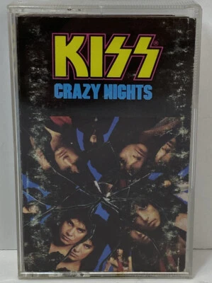 Kiss - Crazy Nights Cassette Tape 1987 PolyGram Records - 1st Release - Image 1 of 4