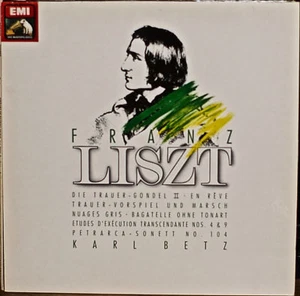 LISZT: Piano Works (Klavierwerke)-M1986LP GERMAN IMPORT Karl Betz, Piano - Picture 1 of 1