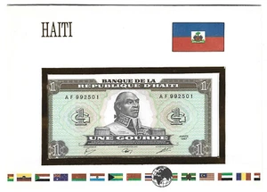 Partituras del Mundo Haití 1 Gourde 1987 - Imagen 1 de 1