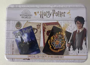 Harry Potter Wizarding World Playing Cards Special Edition Collectible Tin NEW - Picture 1 of 3