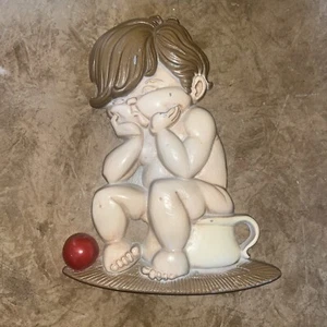 1977 Sexton Cast Iron Wall Hanging "Chamber Pot Thoughts" Fast Shipping ๐ฆ๐ด๐ฅ - Picture 1 of 2