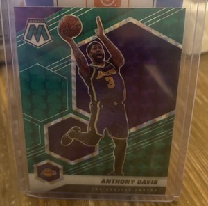 2020-21 Panini Mosaic Green Mosaic Prizm Anthony Davis 