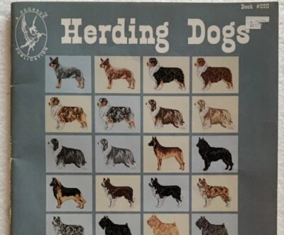 Herding Dogs Cross Stitch Patterns Book #220 Vintage 1997 Pegasus Corgi Collie  - Image 1 of 4