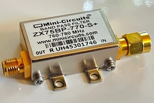 MINI-CIRCUITS  ZX75BP-770-S+ CERAMIC BAND PASS FILTER 760 - 780MHz        AE1W55 - Picture 1 of 6
