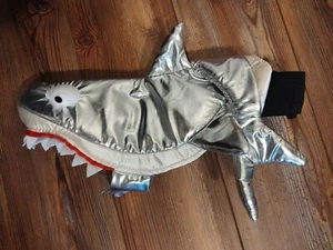 Silver Shark Dog / Pet Costume - Sz. S - Picture 1 of 2
