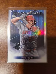 Mike Trout 2022 Topps Series 1 Baseball Stars of MLB SMLB-1 Los Angeles Angels - Picture 1 of 2