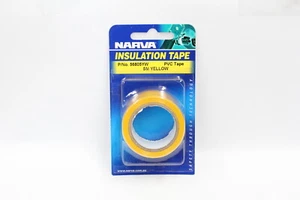 NARVA 56805YW PVC INSULATION TAPE - YELLOW , MATT FINISH 19mm WIDE 5m ROLL - Picture 1 of 3