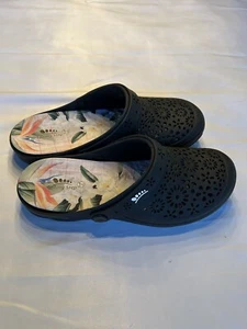 Spring Step Gummi Slipper perforierte Maultier Sandale Schuhe Euro 41 Damen - Bild 1 von 12