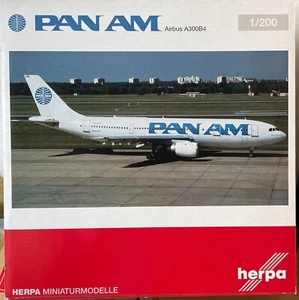 SALE! 1/200 HERPA PAN AM Airbus A300 - Picture 1 of 13