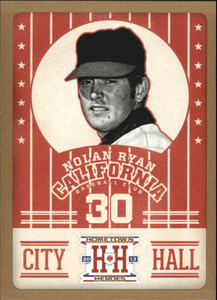 2013 Hometown Heroes City Hall Gold #13 Nolan Ryan