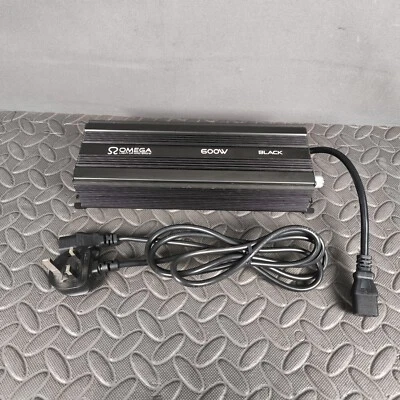 Omega Light Ballast Hyrdroponic 250 400 600w Variable Wattage HYD 0405 Black - Image 1 of 4