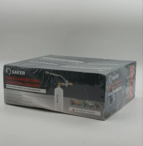 Saker Foam Cannon Dual Connector Accessory Sealed - Picture 1 of 4