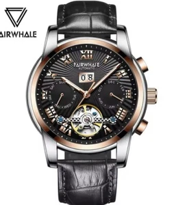 Mark Fairwhale Watch Wristwatches Mechanical Automatic Luminous Turbillon - Picture 1 of 12