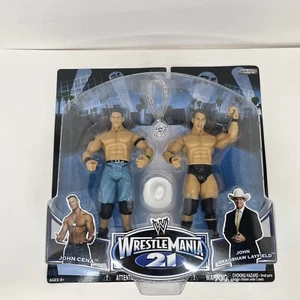 WWE Jakks John Cena JBL Road to Wrestlemania 21 Exclusive 2 Pack RARE - Bild 1 von 8
