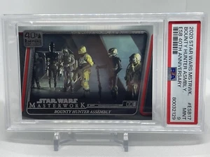 2020 Star Wars Masterwork Empire Strikes Back 40th ESB-17 Boba Fett Bossk PSA 9 - Picture 1 of 3