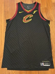 Cleveland Cavaliers Team Issued Nike Jersey Size 58 +6 Black - Picture 1 of 8