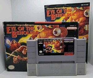 Advanced D&D: Eye Of The Beholder - Complete (CIB) - Super Nintendo (SNES) - Picture 1 of 5