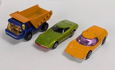 Matchbox Serie Nº52. Camión de volteo Dodge Charger Atlas 1970 coche fundido a presión Mazda Foto 1 de 4