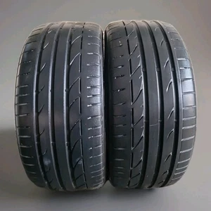 2 X BRIDGESTONE 225 40 18 (92Y) TYRE POTENZA S001 RUNFLAT MATCHING PAIR 2254018 - Picture 1 of 12