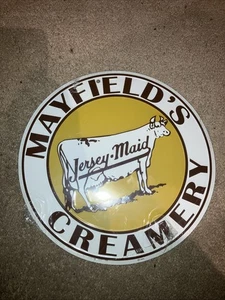 Mayfields Milchkännchen Dekor Schild Metall 12" - Bild 1 von 3
