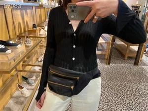 NWT Tory Burch Nylon Belt Bag Fanny Pack Crossbody in Black - Picture 1 of 7