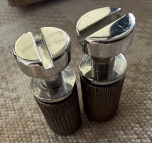 2 - NEW Nickel Tailpiece Studs & Zinc Anchors for US Gibson guitars Made in USA - Picture 1 of 11