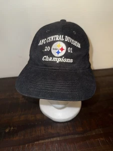 Sombrero de Colección Pittsburgh Steelers Headmaster Inc Adulto NFL Ajustable 2001 AFC - Imagen 1 de 4