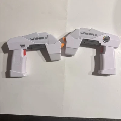Laser X Two Player Revolution Double Blasters Batería Laser Tag Juegos Foto 1 de 4
