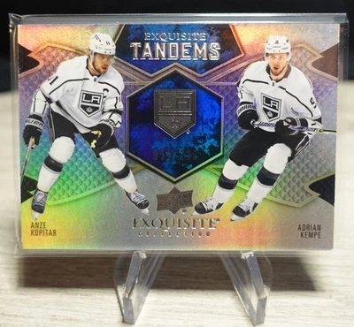 2023-24 Exquisite Collection Tandems ETKK Adrian Kempe Anze Kopitar #'d 59/299 - Image 1 of 4