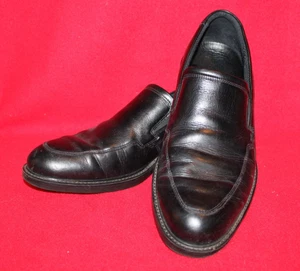 Ecco Vitrus Black Slip on Dress Loafers US size Mens 11 - NEAR MINT1! - Picture 1 of 11