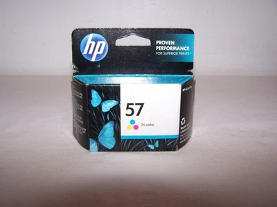 Genuine HP 57 Standard-capacity Tri-color Ink Cartridge NIB JUN 2015 - Image 1 of 4