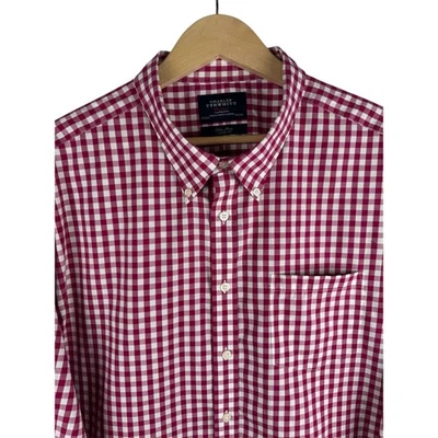 Camisa Charles Tyrwhitt Fin de Semana Sin Hierro Calce Clásico Guinga Abotonada Hombres XXXL Foto 1 de 4