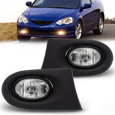 1 Set Fog Lights Assembly for 2002-2004 Honda Acura RSX with Switch and Harness - Image 1 of 4