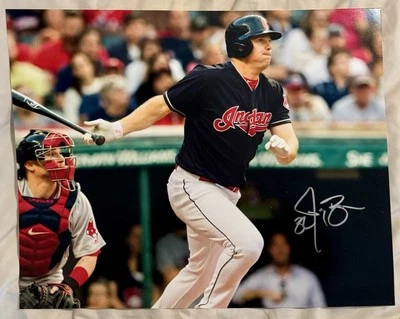 Jay Bruce Signed Autographed Cleveland Indians (16x20) Photo (Cincinnati Reds) - Image 1 of 2