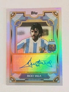 Ricky Villa Auto Topps /250 Signed Autograph Argentina Card - Picture 1 of 7