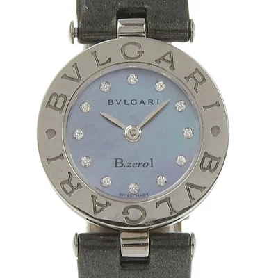Relojes BVLGARI Bzero1 BZ22S B cero uno 12P diamante carcasa azul esfera manchada... Foto 1 de 4