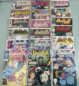 Lotto 20 fumetti The Punisher vintage anni 80 90 War Zone Journal 2099 King Pin - Foto 1 di 13