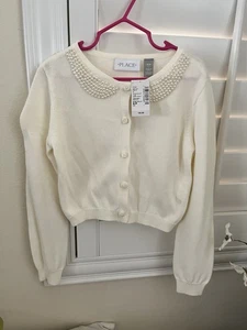 Girl’s Cardigan Sweater-The Children’s Place Size SM/P 5/6 - Picture 1 of 2