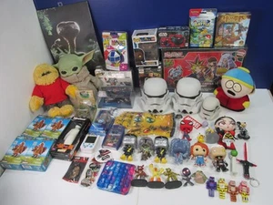 big ACTION FIGURE GAME TOY JOB LOT BUNDLE funko star wars marvel pokemon - Picture 1 of 16