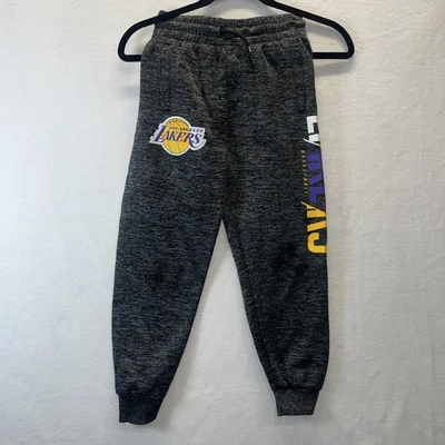 Los Angeles Lakers Sweat Pants Size Small 8 Youth Basketball Hoop Athletic NBA - Image 1 of 4