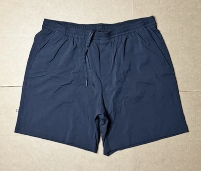 Lululemon Men’s 2XL Bowline Linerless Short 8 inch LM7BBHS Black - Image 1 of 4