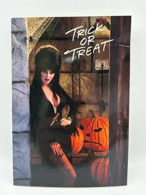 Vintage 1988 Elvira Halloween Greeting Card – Ambassador Brand 80s Horror - Image 1 of 4