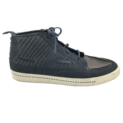 Ботинки Nike мужские Aina Chukka серые кожаные на шнуровке тканые перфорированные 46 12 евро - Изображение 1 из 4