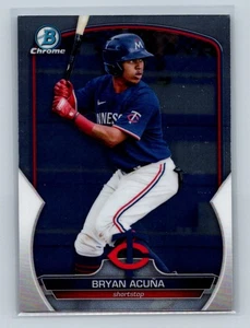 2023 Bowman - Chrome Prospects Bryan Acuna #BCP-37 (RC) - Picture 1 of 2