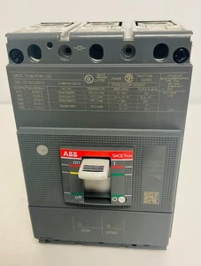 XT4NU3225AFJ000XXX-SURN XT4NU 225A 3P ABB Circuit Breaker New no box Free Ship - Picture 1 of 3